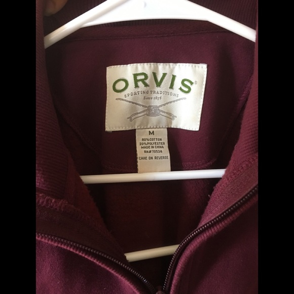 Orvis Half Zip Sweater Size Medium - Picture 4 of 4
